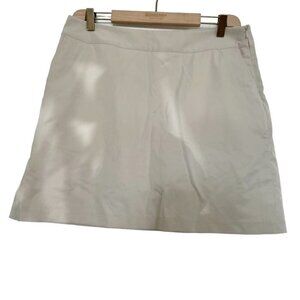 NEW Adidas Size 12 Khaki Beige Skirt Skort Golf Tennis Athletic $65